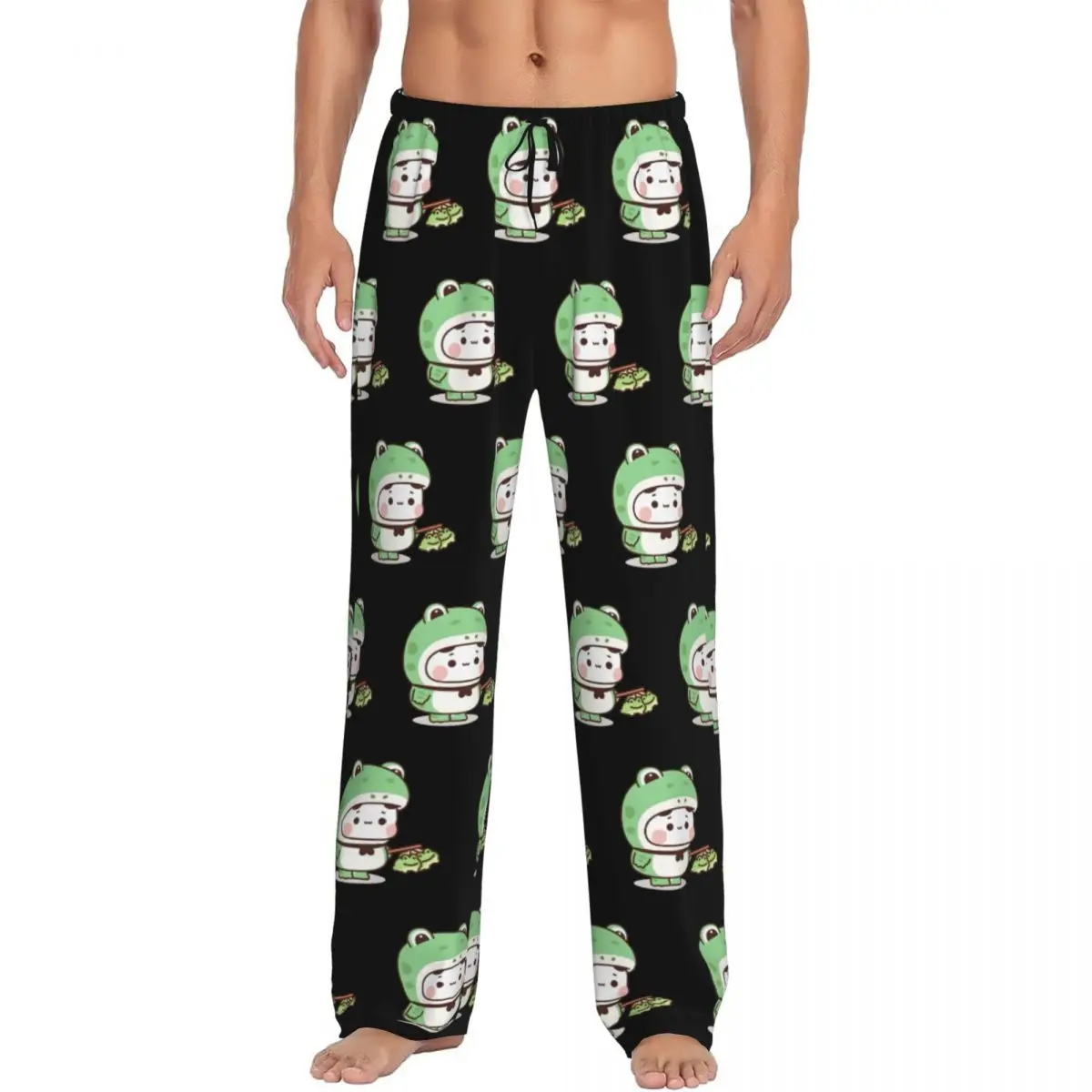 

Custom Men's Bubu Dudu Pajama Pants Printed Lovely Sleep Sleepwear Bottoms with Pockets