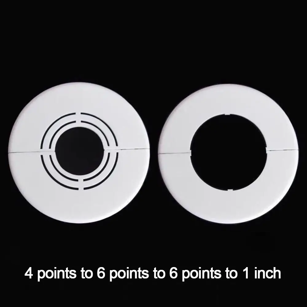 Useful ABS Shower Faucet Cover Plating Wall Flange Pipe Wall Covers Adjustable Kitchen Tap Accessories Kitchen