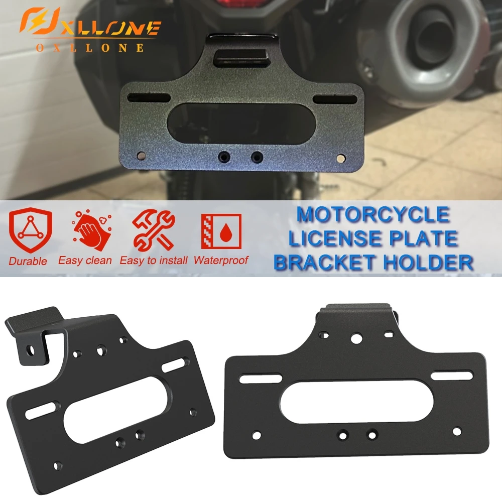 

FOR HONDA CRF300L/CRF300L ABS/CRF300L RALLY 2021-2024 2023 CRF300L License Plate Holder Fender Eliminator Registration Bracket