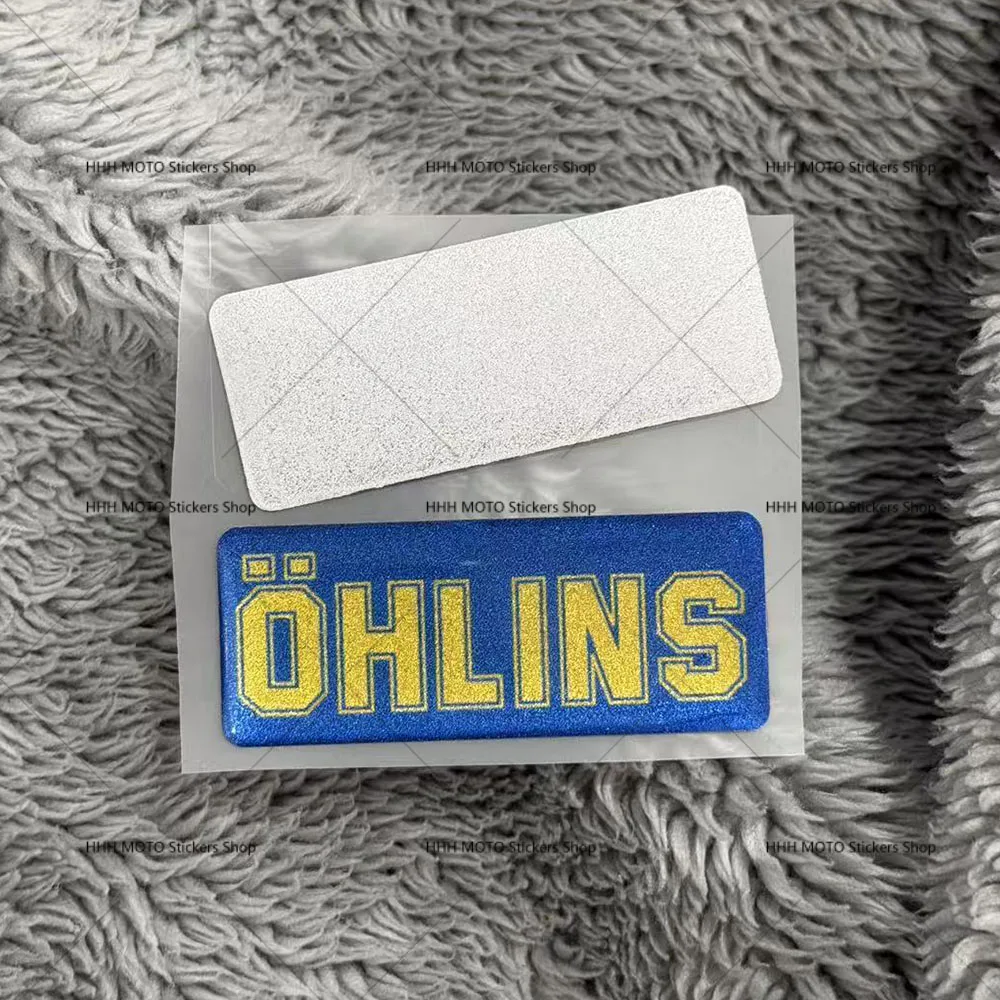 1/2set Waterproof Three-dimensional Reflective Stickers for Ohlins Stickers Helmet Decoration Creative Modification