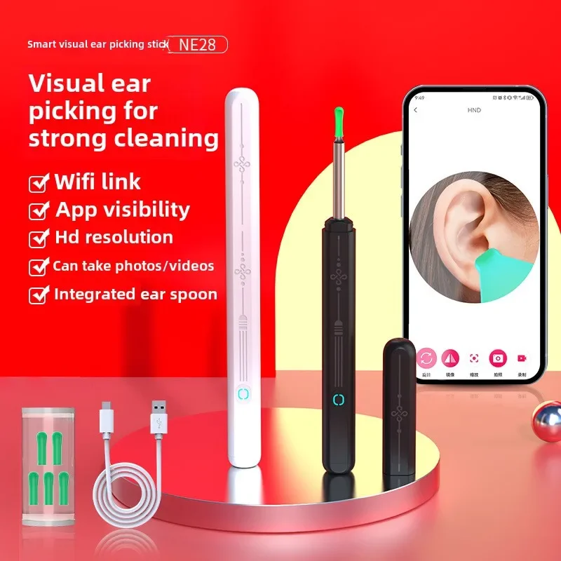 Children's NE28 visual ear scoop ear scoop wireless cleaning endoscope high definition ear picking artifact