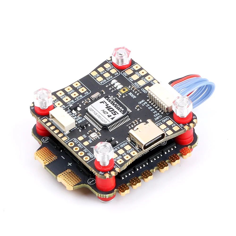 2024 Skystars F405 50A Flight Controller 4 in1 ESC Stack KO50 BIHELI_S 30X30 FPV Racing VS SpeedyBee F405 50A Stack