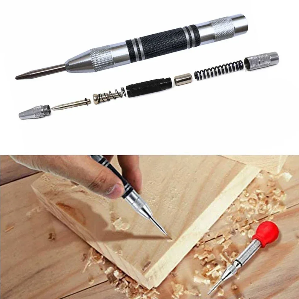 

Hard Wearing Automatic Center Punch | Reliable Spring Loaded Punch For Making Indentations In Wood Metal And More