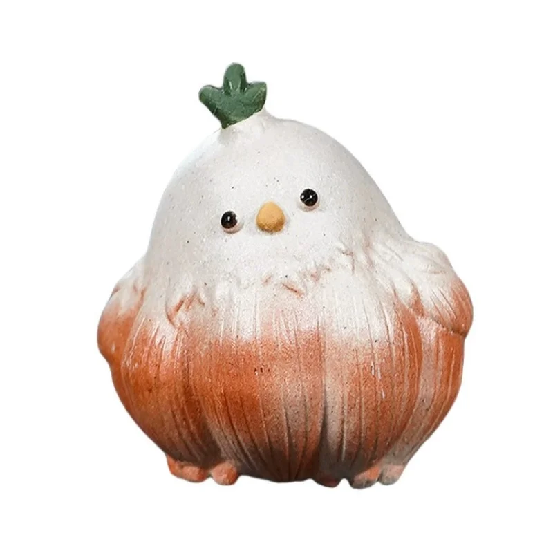

Garlic Bird Tea Pet Ornament Figurines Crafts Creative Decoration Home Decor Office Desktop Decoration ,Idea Festive Gift