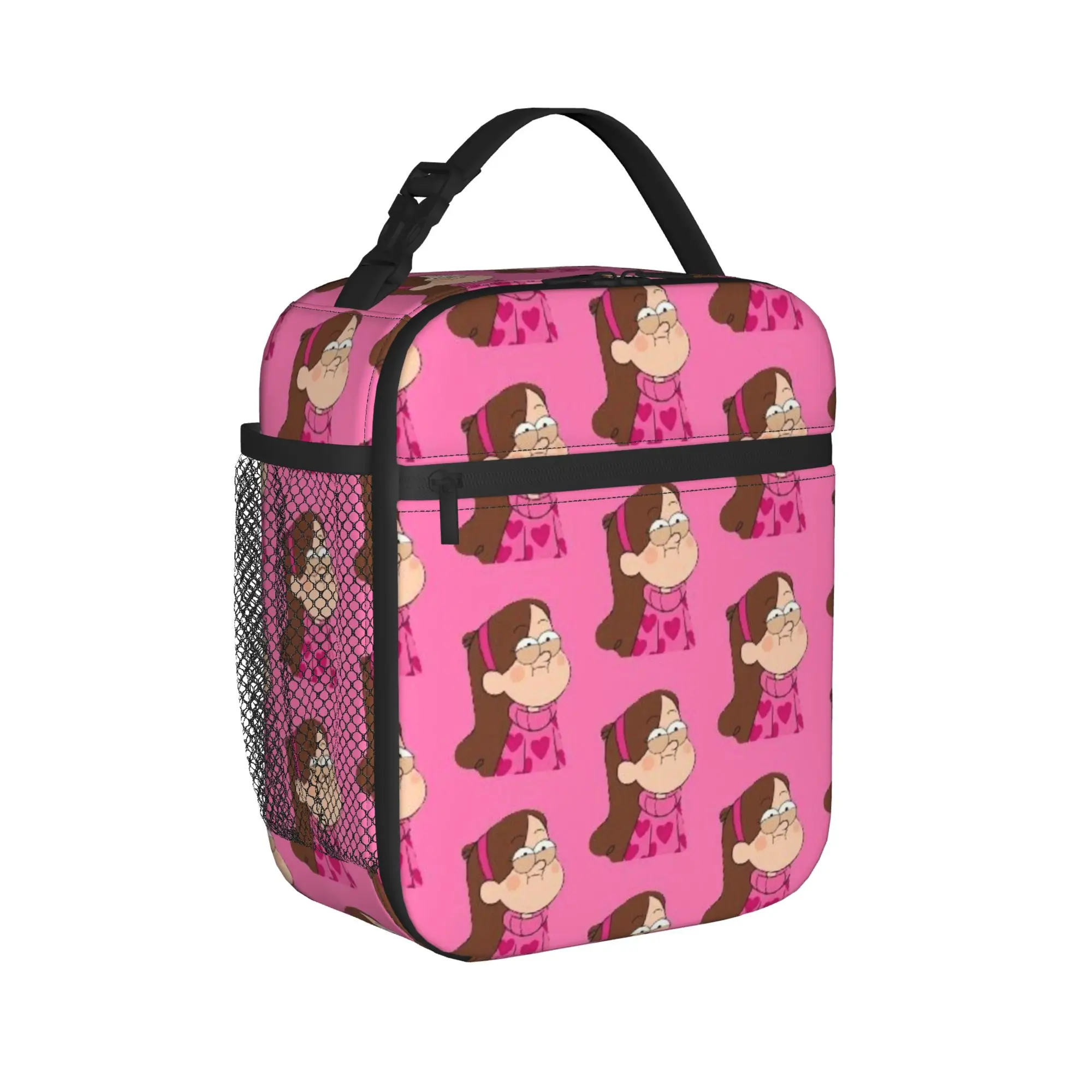 Gravitys Falls Insulated Lunch Bags for Men Women  Storage Food Box Reusable Thermal Cooler Lunch Boxes For School Office