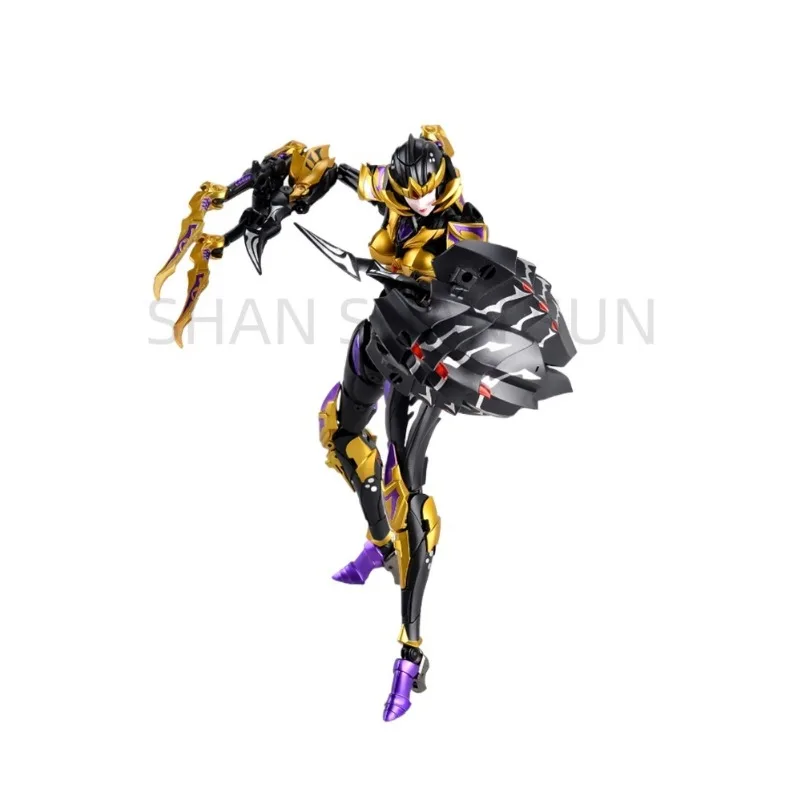 【In Stock】Transforming Toys Bingo Toys BT-04 Spider Girl Black Spider Woman Widow Action Model Collectible Figure