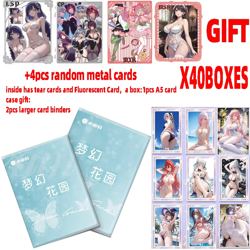 

2025 Wholesale 40boxes Goddess Story cards Tadpole Fantasy Garden A5 size Series TCG Girl Waifu Booster Box