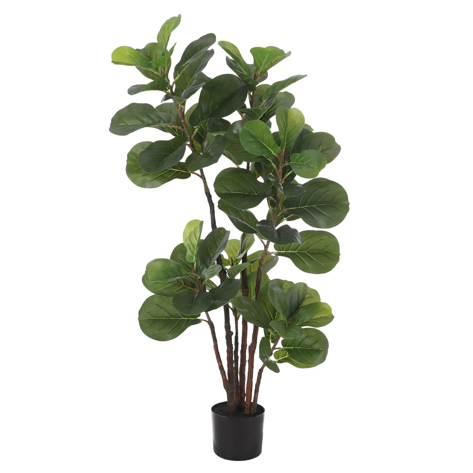 

Artificial Fiddle Leaf Fig Tree Faux Ficus Lyrata Tree Green Plant for Indoor Outdoor Home Office Living Room Bedroom Decor