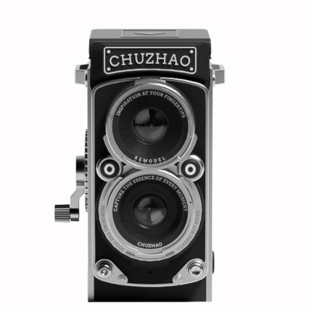 CHUZHAO M1 TLR Digital Camera Retro Vintage Y2K Style 12MP 1080P Film-like Portable CCD Camera Ideal Photography Gift for Beginn view 6
