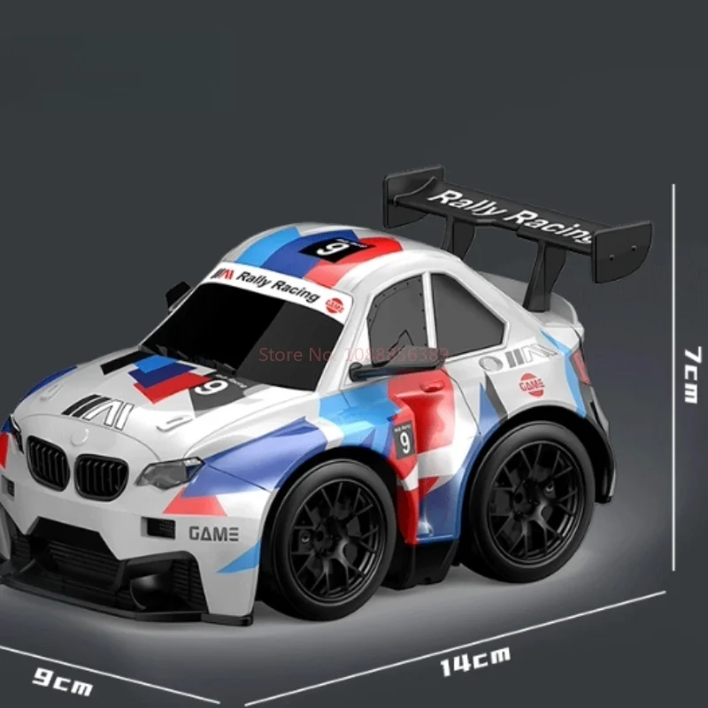 スパークドリフト RC カーモデル Q バージョンリモートコントロールおもちゃ男性用デスクトップ四輪駆動ファイアストン車両エッグカー 3.0