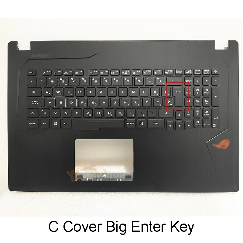 New Laptop LCD Palmrest For ASUS GL753VD GL753V GL753 FX753 with US Keyboard Bottom Case C D Cover Shell