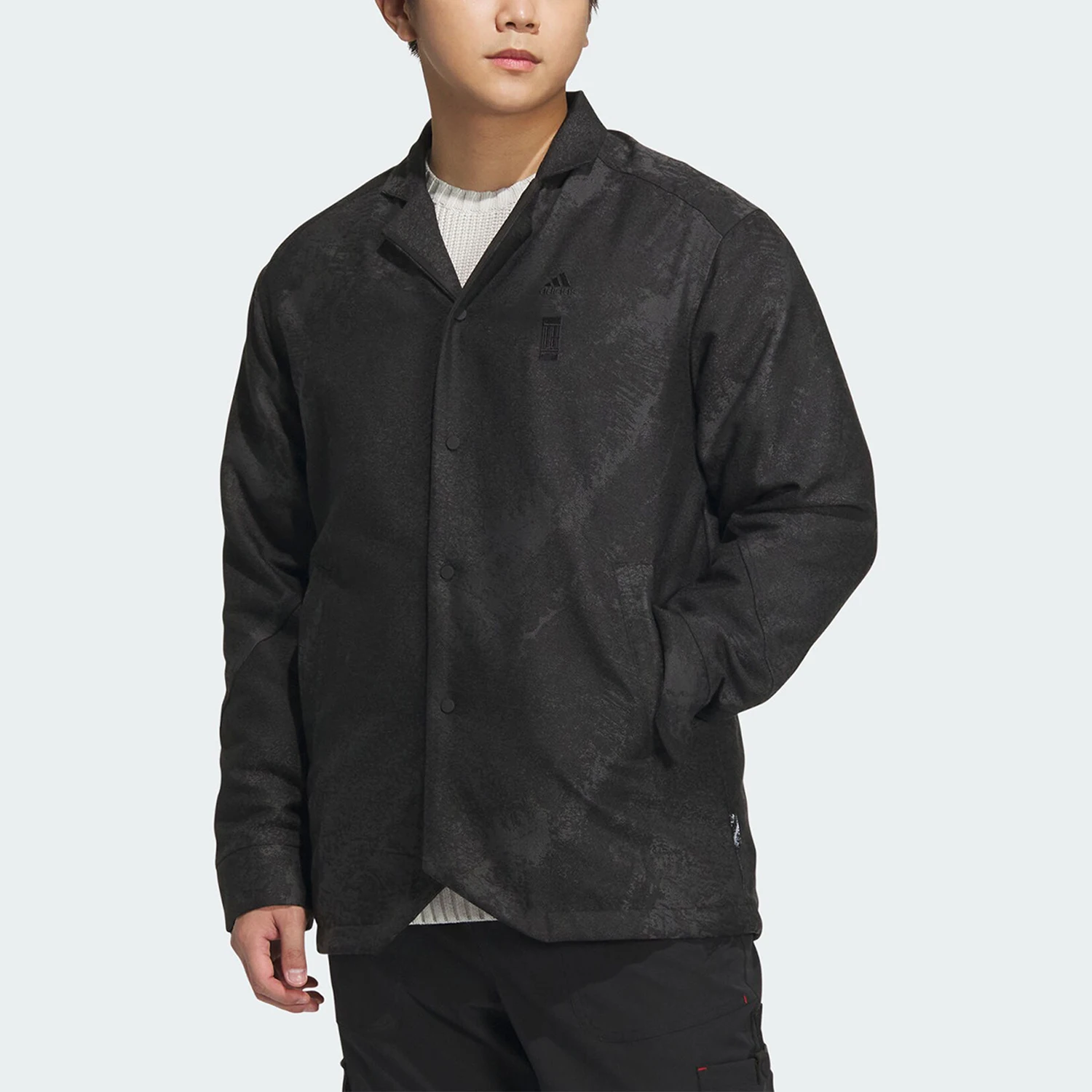 

Официальная оригинальная новая коллекция Adidas, мужская модная минималистичная спортивная куртка на одной пуговице IP4907