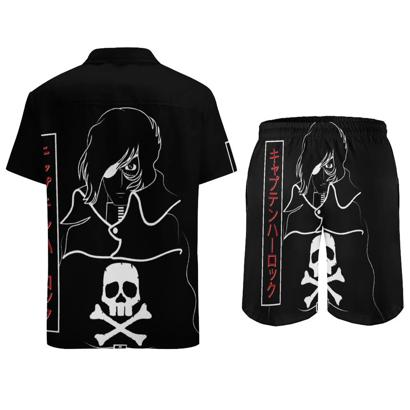 Traje de playa de capitán Harlock Essential para hombre, gran oferta, 2 piezas coordinadas, alta calidad, para salir, talla europea