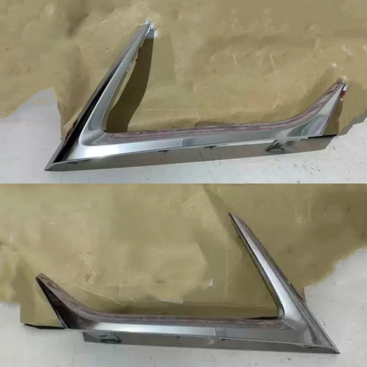 

Body Kit Rear Fog Lamp Frame Molding for Lexus NX200 NX300 NX300H Rear Bumper Chrome Trim Car Accessories