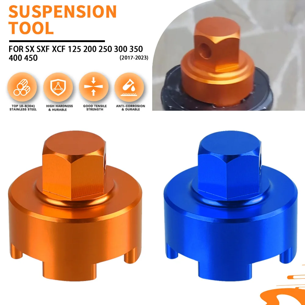 2024 WP Front Fork Compression Valve Removal Tool For SX SXF XCF 125 200 250 300 350 400 450 2017-2023 Fork Cap Puller Tool