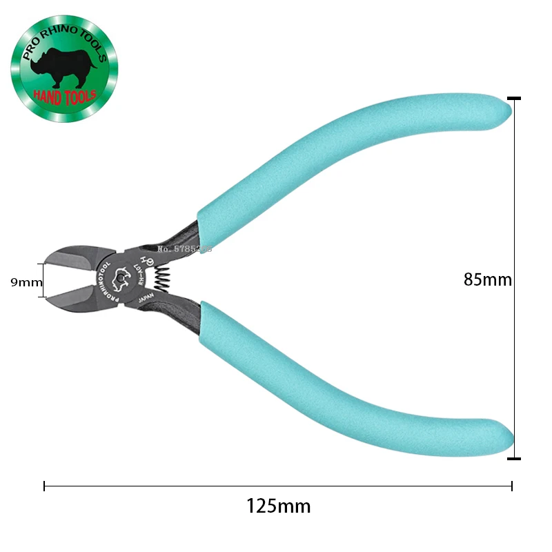 Japanese  RHINO RH-A07 Wire Pliers Save Effort, 5-inch Tungsten Inlaid Steel Diagonal Pliers, Optical Fiber Cutting Pliers