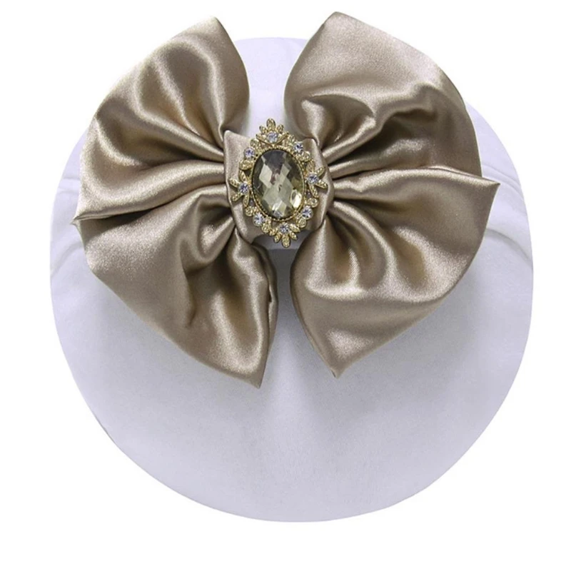 Knotted Bowknot Headband Baby Bow Hairband Pleated Bow Hair Ornaments