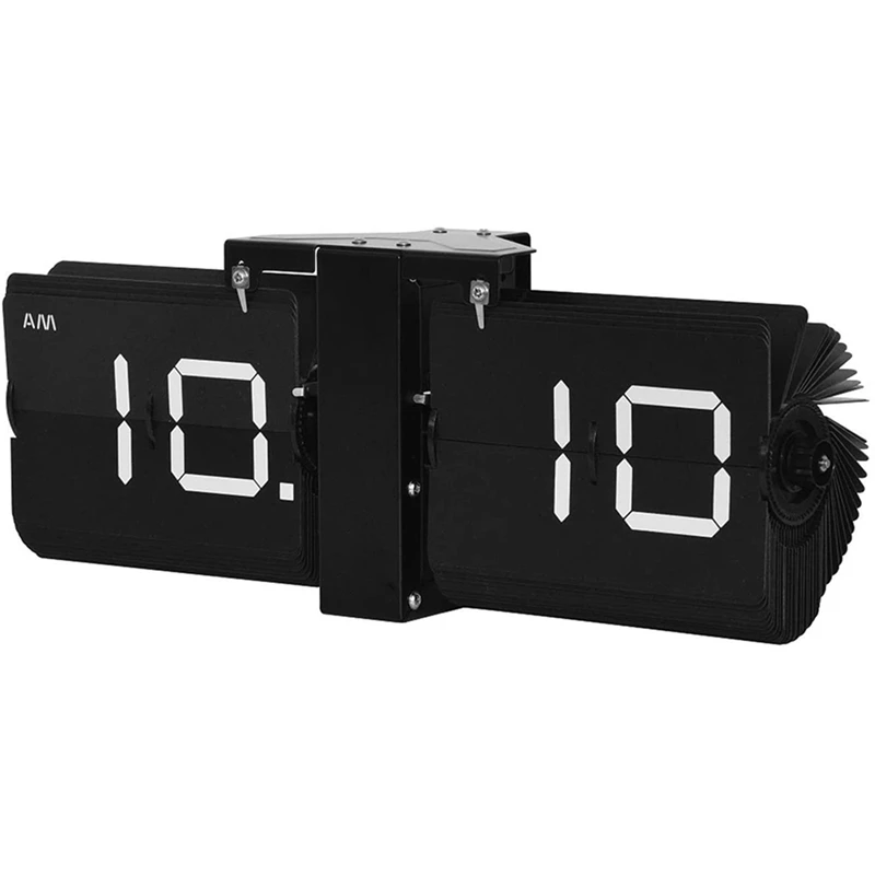 

Flip Desk Clock Auto Flip Wall Mount Clock Flip Clock Decoration For Office School Hotel