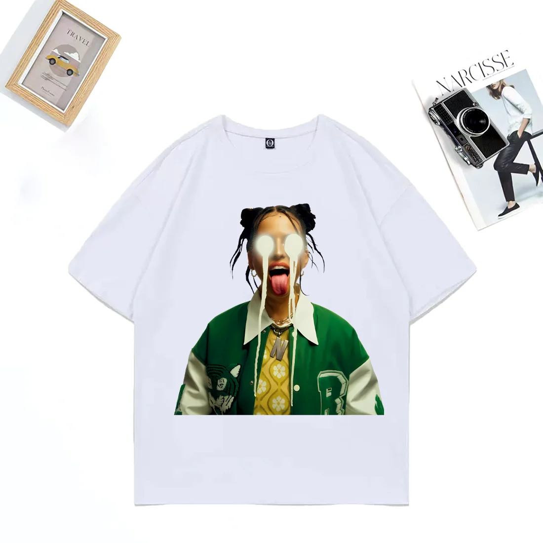 

Nina Chuba print T-Shirt funny plus size tops Fashion t shirt Men Woman's Hip Hop streetwear short sleeve Cotton Unisex T-shirts