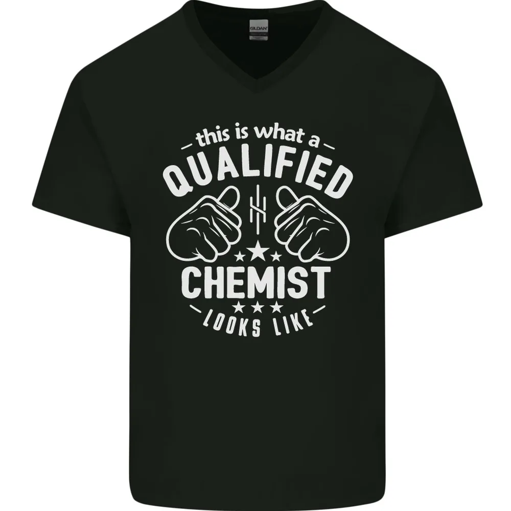 

This Is What a Qualified Chemist Looks Like Mens Women Summer Tees Cotton T-Shirt Anime Graphic