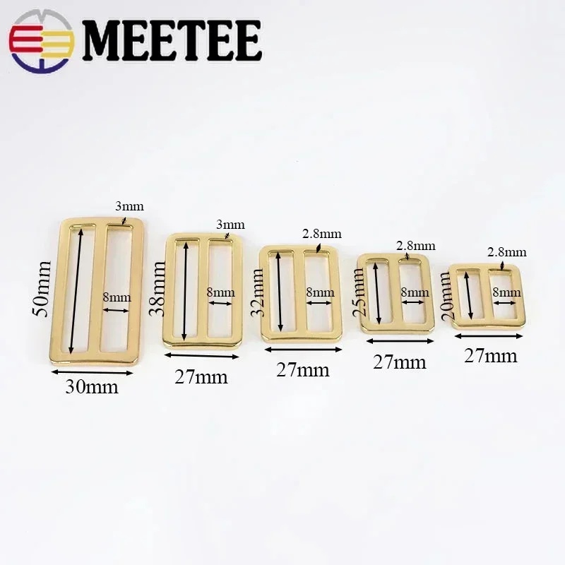 50Pcs 20/25/32/38/50mm Metal Rings Bag Buckles for Strap Metalic Buckle Webbing Belt Clasp Handbag Adjuster Loops Bags Hardware