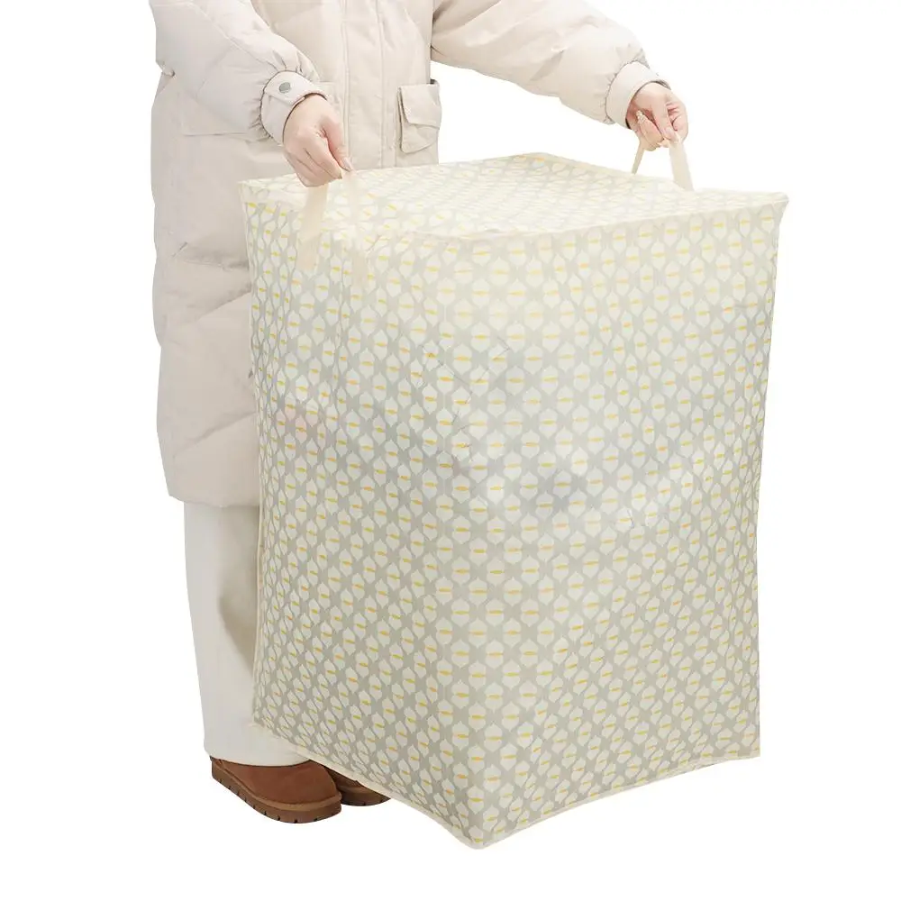 with Handle Clothes Storage Bins Clothes Organizer Large Capacity Wardrobe Sorting Storage Bucket Dust-Proof Foldable