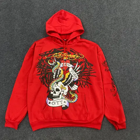 Geometric Printed Tiger Letter Hooded Sweat for Women, Vintage Streetwear, Popular Hip-Hop, Versatile, Protective Shirt PO gy, Y