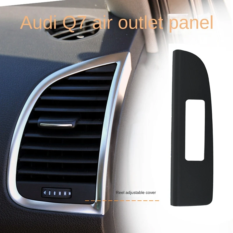 For  Q7 2006 - 2015 Dashboard Air Vent Frame Cover Interior Air Outlet Replacement Cover Panel