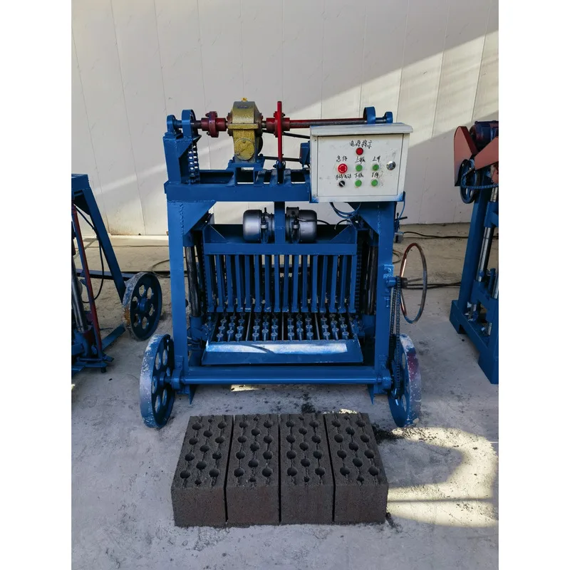 Hot Selling 4-35 Large Mobile Brick Making Hine,Block Molding For The Production Of 6-Inch Hollow Bricks Hine