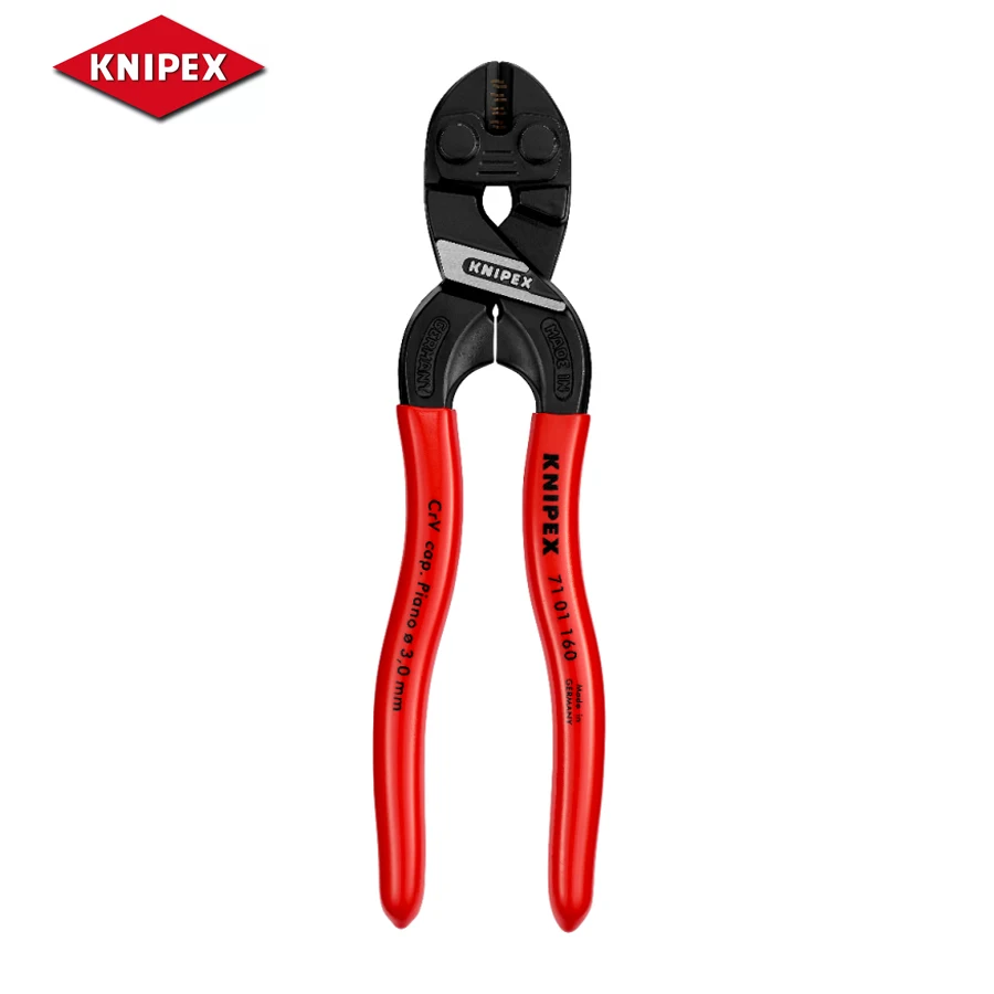 KNIPEX 71 01 160 Compact Bolt Cutter Diagonal Pliers High Quality Materials and Precision Craftsmanship Extend Service Life