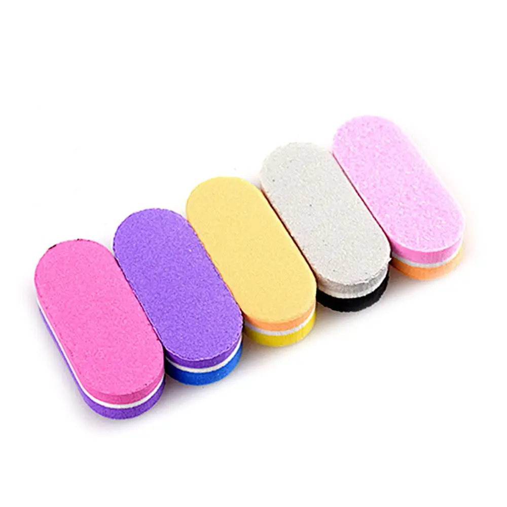 Grinding Sanding UV Gel Polishing Professional Mini Sponge Nail File Manicure Pedicure Tool Nail Filing Tools Nail Buffer Block