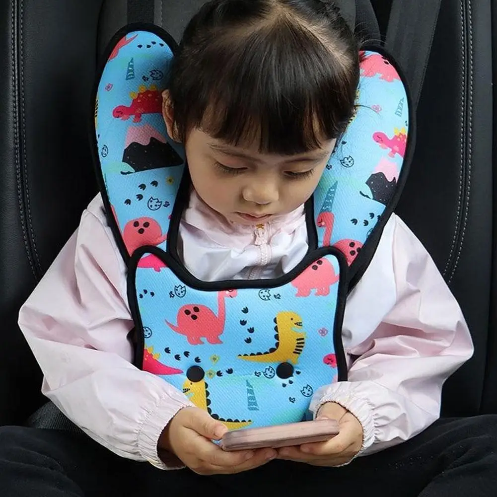 

Child Seat Belt Portable Kids Car Safety Belt Adjustment Limiter Baby Shoulder Cover Prevents Choking Anti-Neck For Kids Sa V4W7