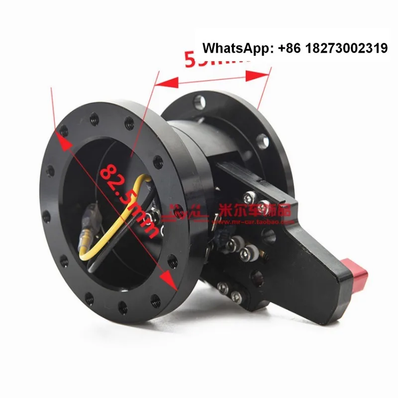 Modified steering wheel angle adjustment seat folding quick release seat connecting base WB flip up device