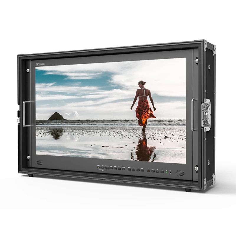 

28 Inch Portable Monitor Desktop Director Broadcast Monitor 12G SDI 4K HDR Monitoring Support PBP/PIP UHD