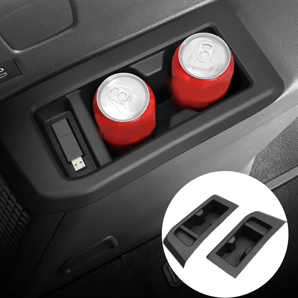 

For Toyota Land Cruiser Prado 250 J250 LC250 2024 2025 Car Rear Cup Holder Insert Seat Water Cup Holder Trim Left Hand Drive