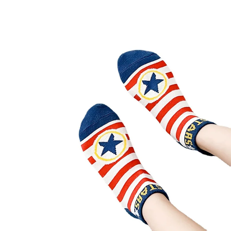 5 Paar im Angebot: Kinder-Socken, Anime-Motiv, für Jungen, kurze Socken, Kawaii-Design, Cartoon-Motiv, für Babys, Sommer- und Frühlingssocken, Bootsocken, Kindergeschenk, 1–12 Jahre. – Detail 17