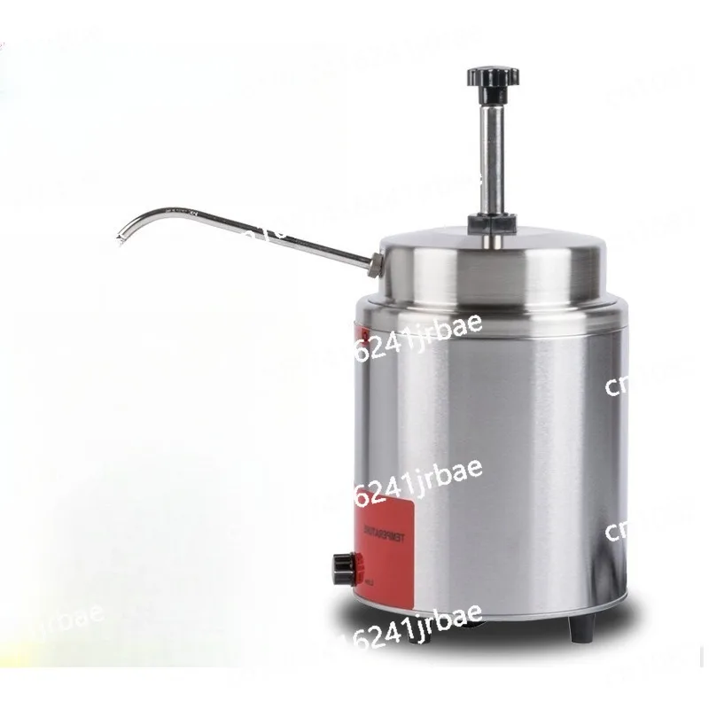

220-240V Commercial Restaurant Fast Food Stainless Steel Pump Hot Chocolate Gravy Electric Heater Sauce Warmer Dispenser