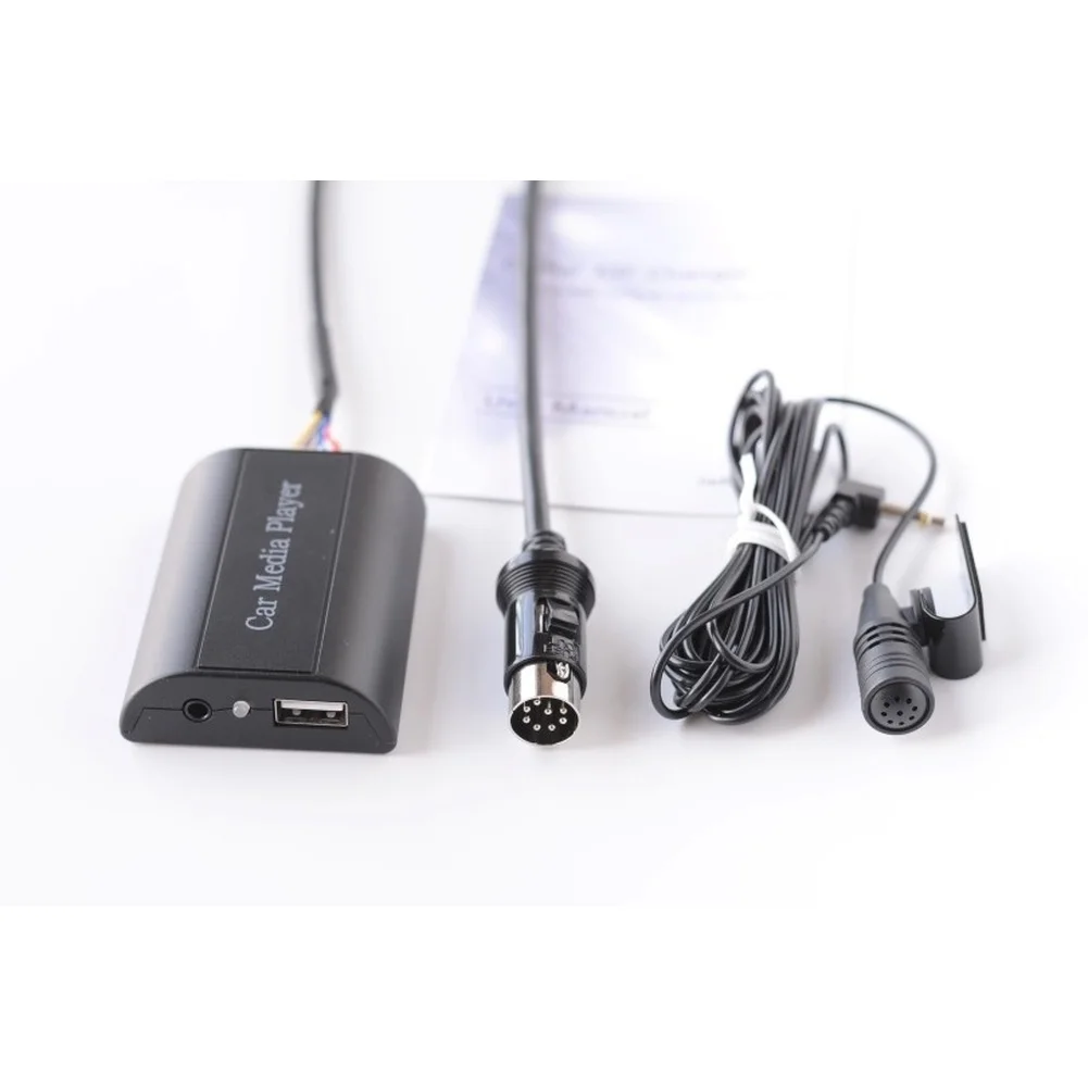 Car Adapter for Hyundai Radios 8Pin Connection AUX In Wireless Music Streaming and Call Control Function Car Adapter