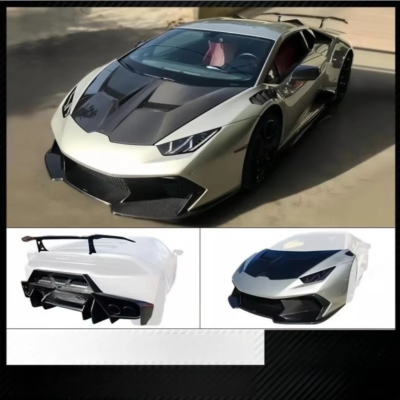 For  Model Carbon Fiber+Resin Body Kit for  Huracan Upgrade and Modification Car Bumpers