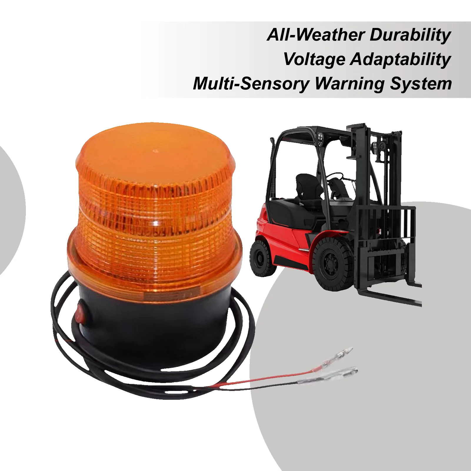 

Strobe Light DC12-72V LED Safety Warning Lamp Vehicle Strobe Light For Outdoor Truck Trailor Motorcycle Airport School Bus Mower