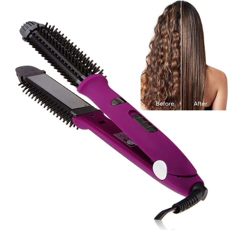 

Выпрямитель для волос, щипцы для завивки волос, ионная керамическая горячая щетка, стайлер, инструменты для выпрямления волос, салон для укладки, бигуди с защитой от ожогов