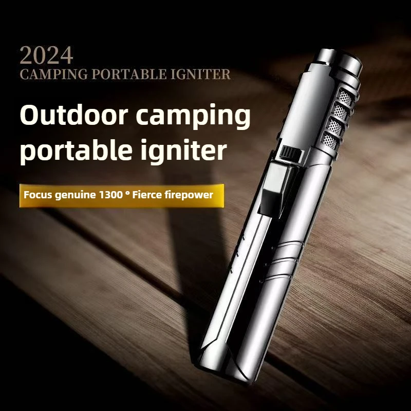 مسدس رش عالي الحرارة 1800 درجة، ولاعة غاز بيوتان معدنية مقاومة للرياح، شعلة زرقاء قوية، أداة لحام - 3