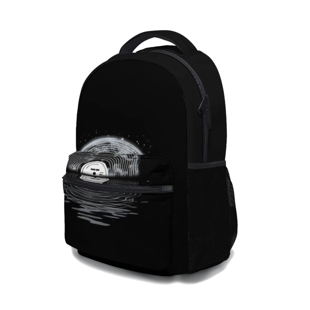 Cartable Moon Song pour garçons, grande capacité, sac à dos étudiant, dessin animé, lycée, 17"