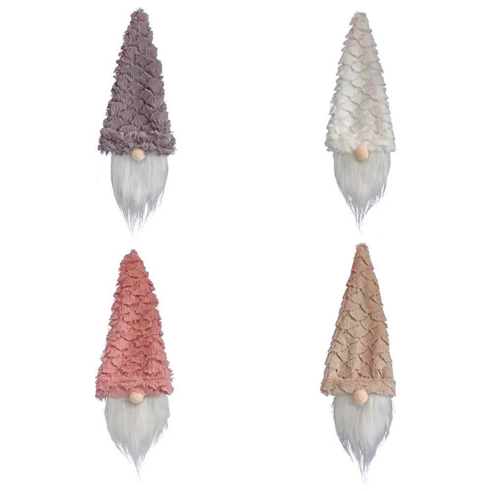 

4 Pcs Bottle Cover Party Supplies Decors Xmas Table Non-woven Fabric Covers