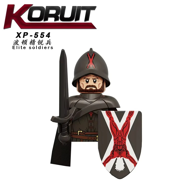 Hot Medieval Military Roman Soldier Knights Templar War Horse Mini Action Figure Bricks Building Blocks Kids Assembly Toys Dolls