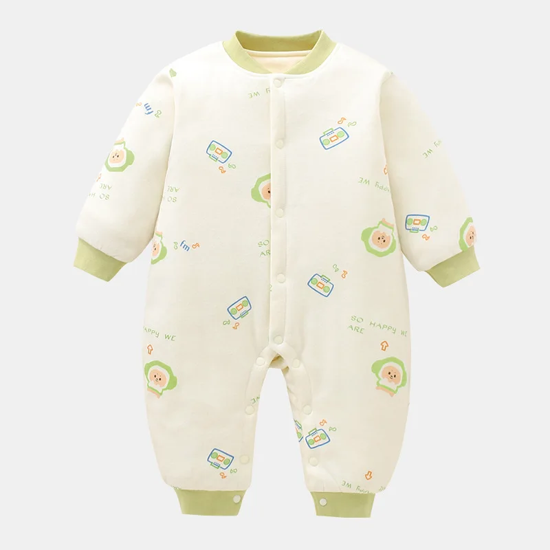 

Jenny&Dave Baby clothes Class A boneless jumpsuit for babies in winter 2023, cotton jacket, jump suit for babies, cotton jacket