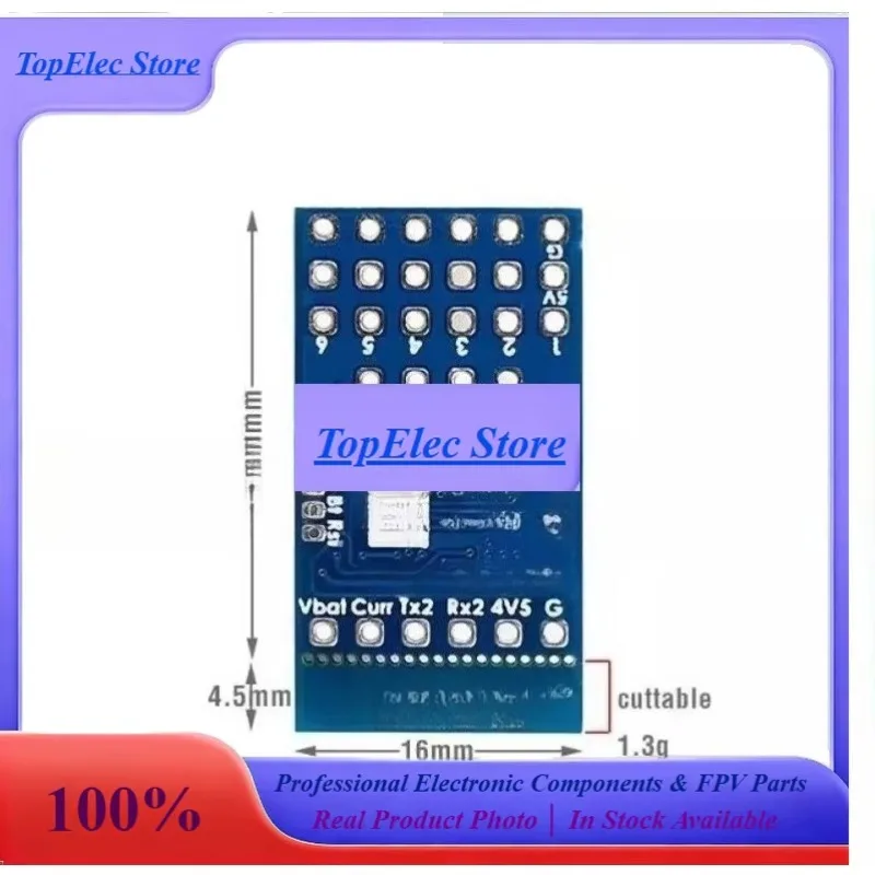 ToPssCRSF-PWM Protocol Converter Module For RC Drone Multirotor Systems Compatible With Matek CRSF-PWM-6 Spare Component