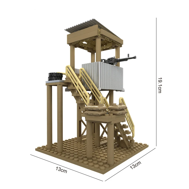 Swat – véhicule blindé militaire des Forces spéciales, figurine, tour de garde, scène Humvee, blocs de construction, jouet pour garçon