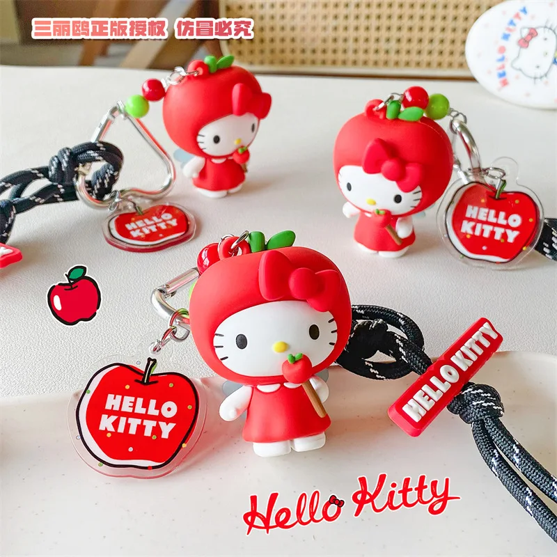 

Новая серия Hellokit, милый брелок для сумки, очаровательная школьная сумка, украшения, креативный подарок, материал из ПВХ, мультяшный Sle, Рождественская девушка