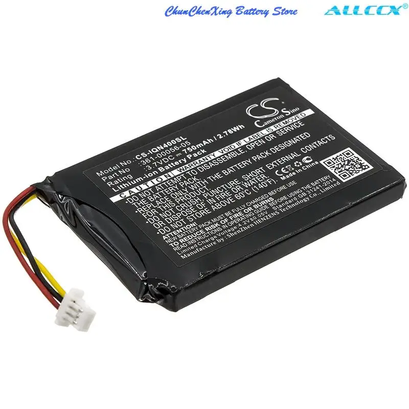 750mAh Battery for Garmin Nuvi 40, 40LM, Nuvi 52, 52LM, 56LMT,66LM,68LMT,2689LMT,2689LMT 6-inch, NOTE the connector